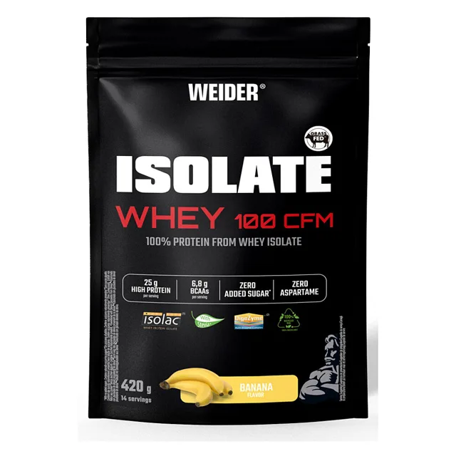WEIDER Isolate whey 100 cfm banán 420 g