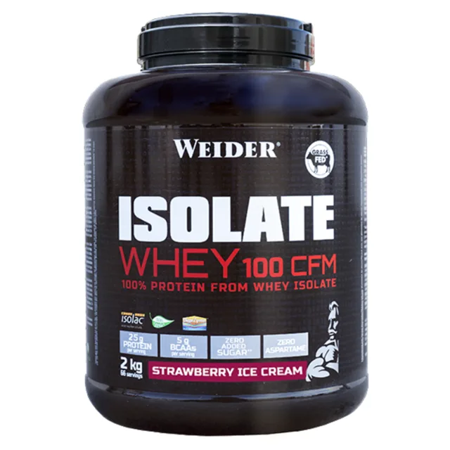 WEIDER Isolate whey 100CFM syrovátkový isolát jahodová zmrzlina 2000 g