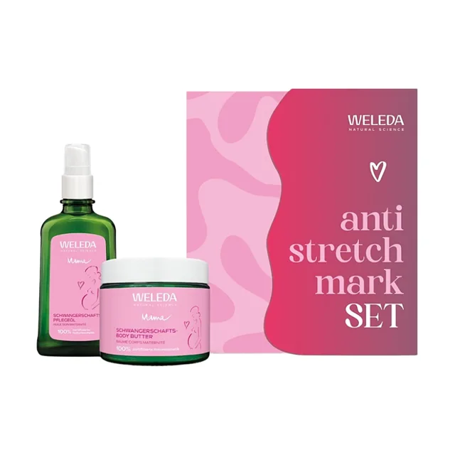 WELEDA Anti stretchmark set proti striím, poškozený obal