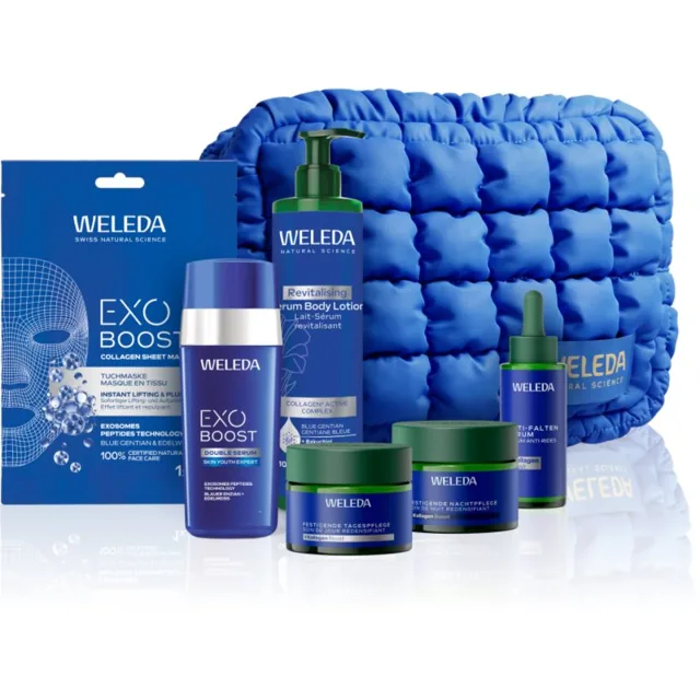 Weleda Blue Gentian Renewal Ritual dárková sada pro obnovu pevnosti pleti