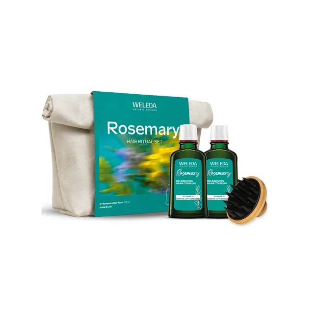 Weleda Dárková sada Rosemary Hair Ritual Set