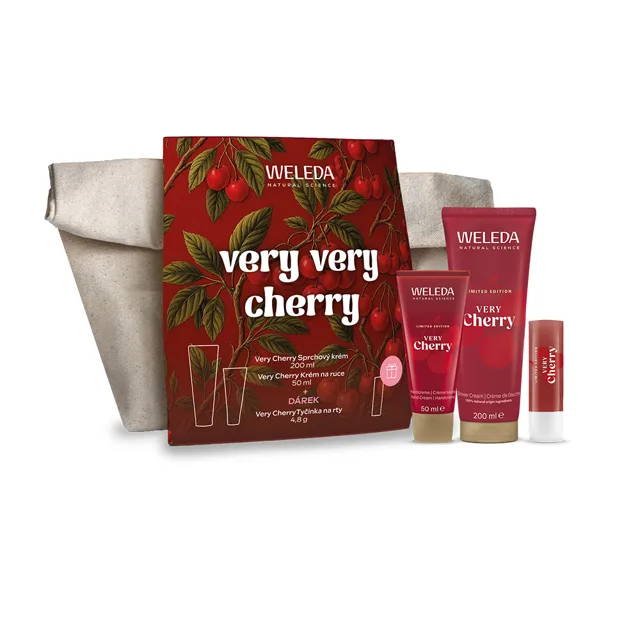 Weleda Very Very Cherry dárkový set 3 ks