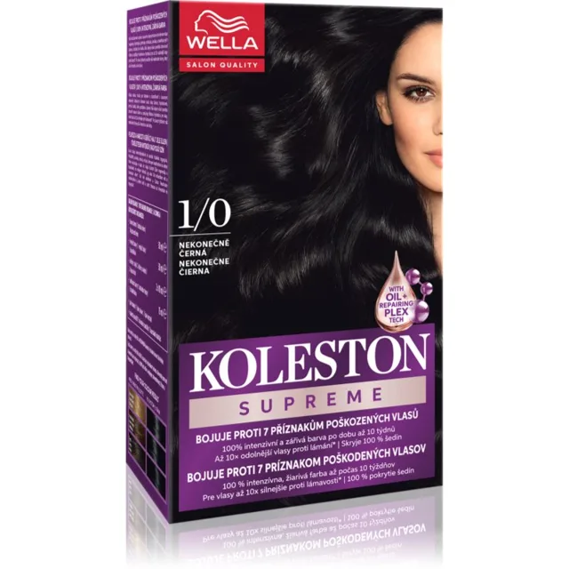 Wella Koleston Supreme barva na vlasy odstín Infinity Black 100 ml