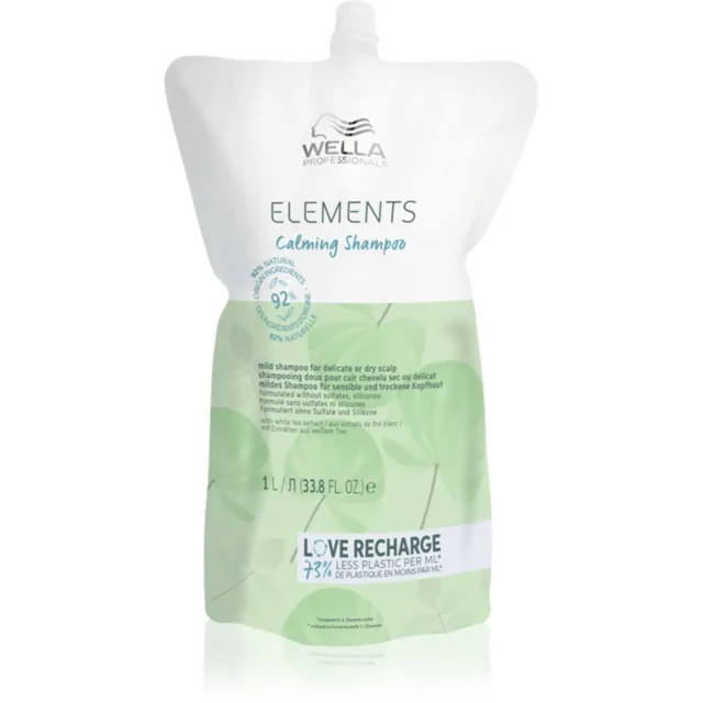Wella Professionals Elements Calming hydratační a zklidňující šampon pro citlivou pokožku hlavy 1000 ml