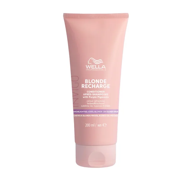 Wella Professionals Invigo Blonde Recharge fialový kondicionér neutralizující žluté tóny 200 ml