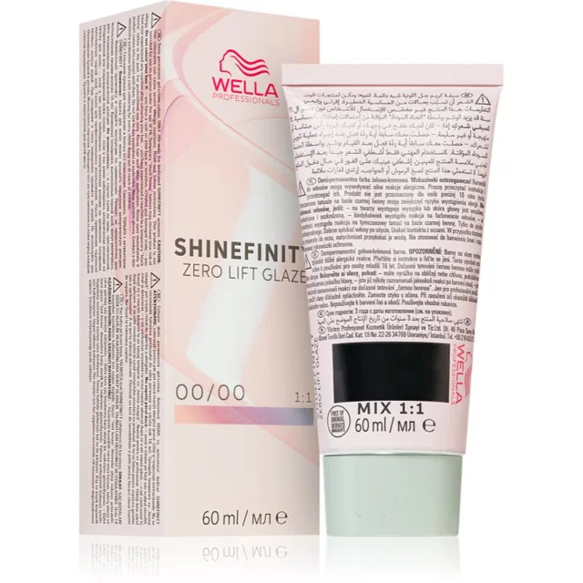 Wella Professionals Shinefinity Zero Lift Glaze demipermanentní barva na vlasy odstín 00/00 - Crystal Glaze 60 ml