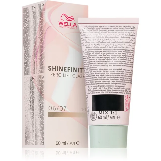 Wella Professionals Shinefinity Zero Lift Glaze demipermanentní barva na vlasy odstín 06/07 - Deep Walnut 60 ml