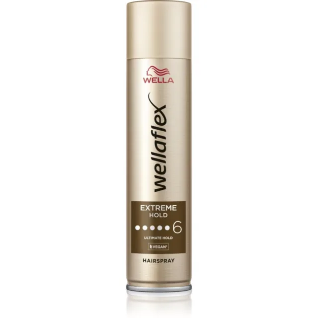 Wella Wellaflex Extreme Hold lak na vlasy s extra silnou fixací pro přirozenou fixaci 250 ml