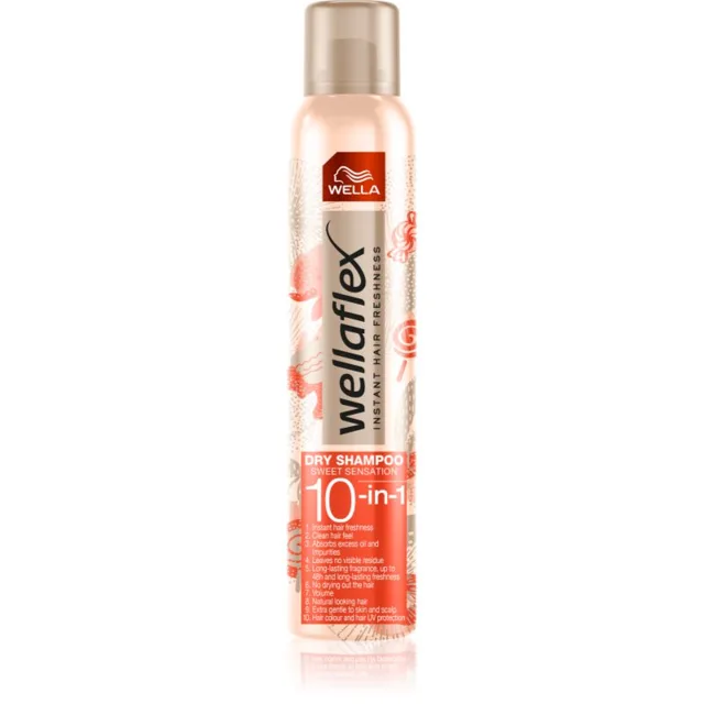 Wella Wellaflex Sweet Sensation suchý šampon s jemnou květinovou parfemací 180 ml
