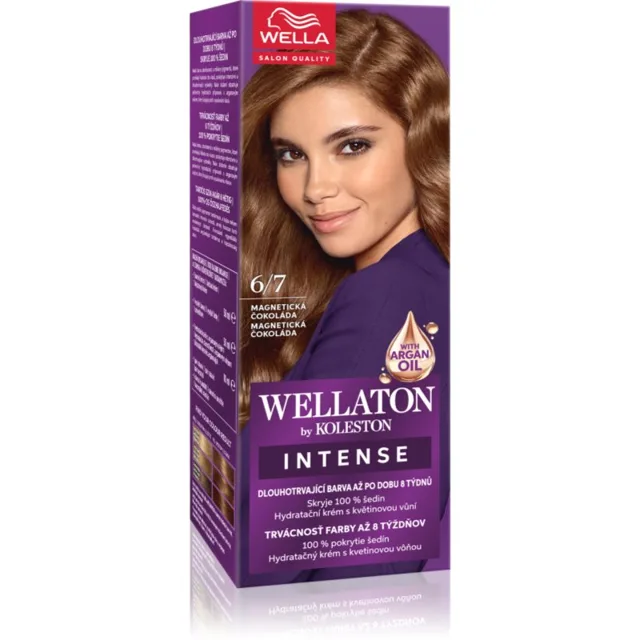 Wella Wellaton by Koleston permanentní barva na vlasy s arganovým olejem odstín 6/7 Magnetic Chocolate 1 ks