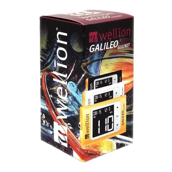 Wellion GALILEO GLU/KET glukometr set černý
