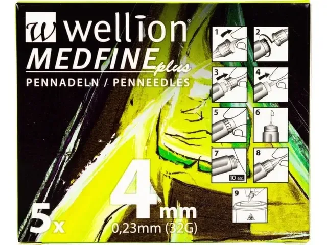 Wellion MEDFINE jehly inz.pera 0.23x4 mm 32 g 5 ks