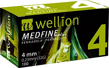 Wellion MEDFINE jehly inz.pera 0.23x4mm 32G 100ks