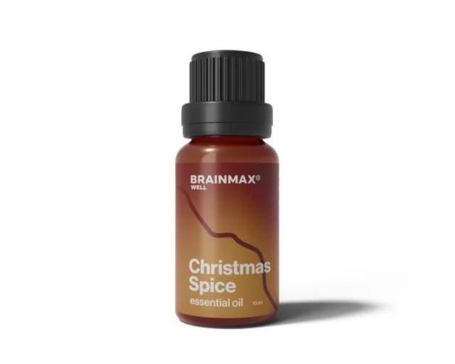 WellMax Christmas Spice Essential Oil, 100% přírodní esenciální olej, 10 ml