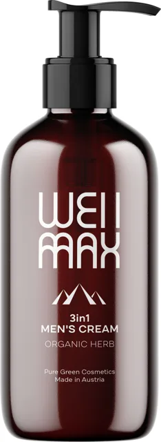 WellMax Pánský krém 3v1, 250 ml