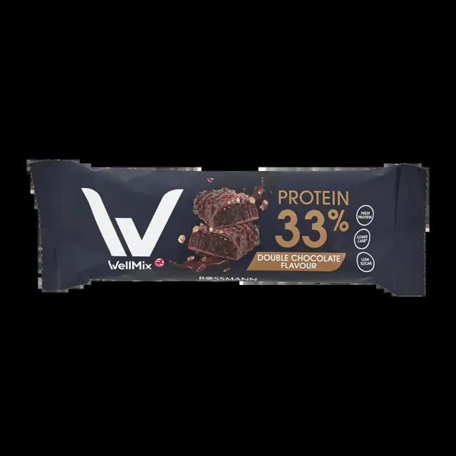 WellMix Proteinová tyčinka v mléčné čokoládě s příchutí čokolády 45 g