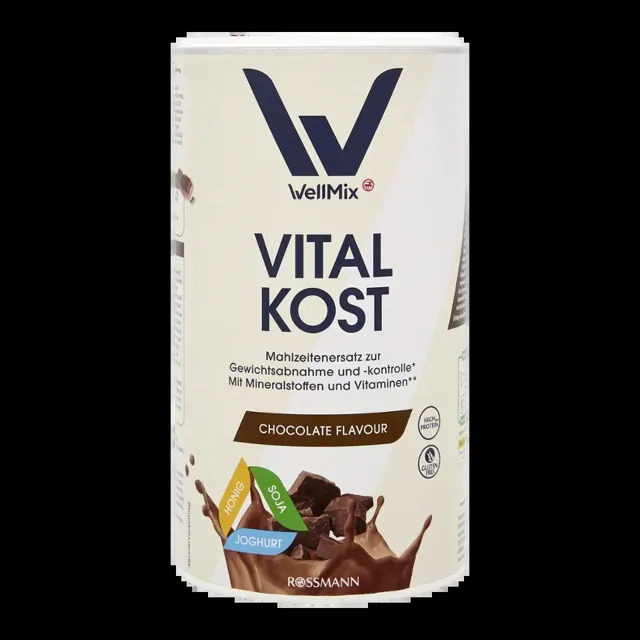 WellMix Směs k přípravě proteinového nápoje s příchutí čokolády 500 g