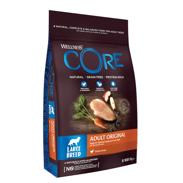 Wellness Core Dog Large Original - výhodné balení: 2 x 10 kg