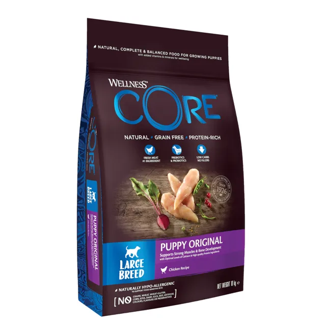 Wellness Core Large Puppy - výhodné balení: 2 x 10 kg