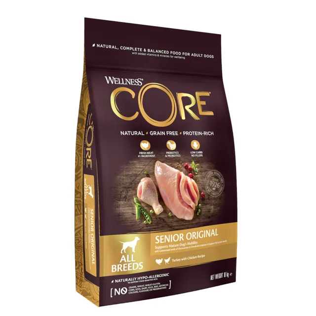 Wellness Core Senior Original - výhodné balení: 2 x 10 kg