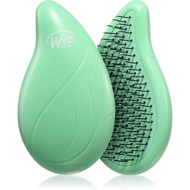 Wet Brush Go Green kartáč pro všechny typy vlasů Green tea tree oil 1 ks