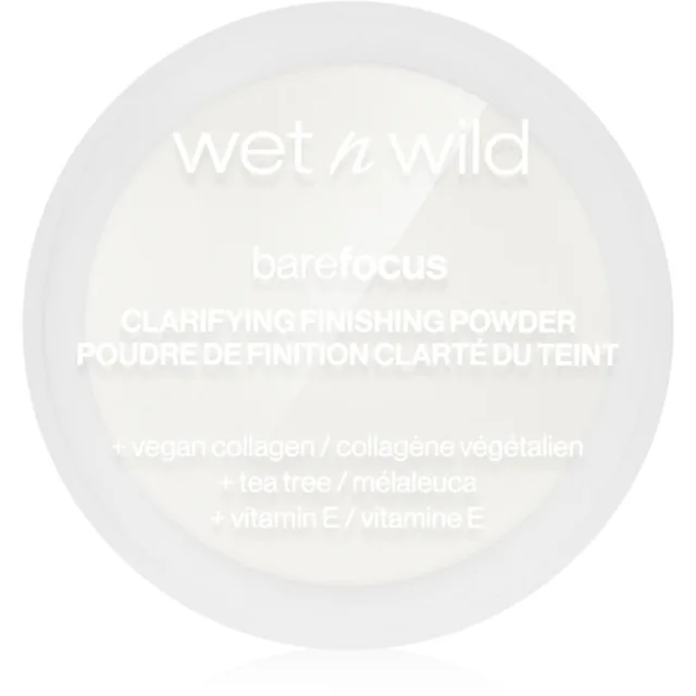 Wet n Wild BareFocus Clarifying Finishing Powder matující pudr odstín Translucent 6 g