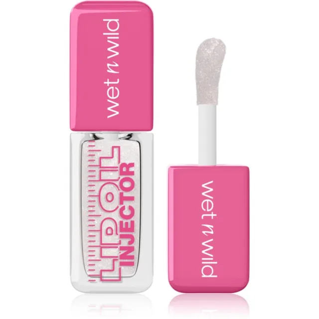 Wet n Wild Lip Oil Injector olejový lesk na rty pro objem odstín Shimmer Me Baby 7 ml