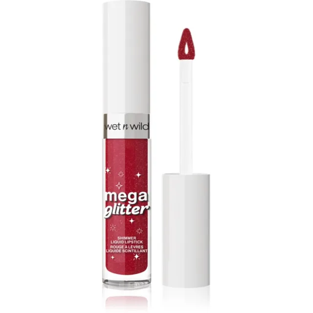 Wet n Wild Mega Glitter matná tekutá rtěnka se třpytkami odstín New Soulmate 2.8 ml
