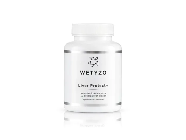 WETYZO Liver Protect+ činnost jater a trávení. 60 kapslí