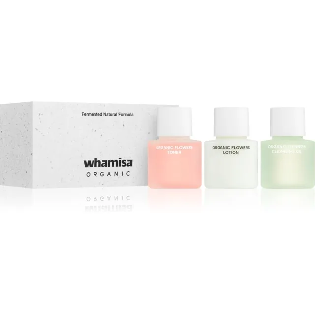 WHAMISA Organic Flowers Renewal Miniature Kit dárková sada pro dokonalou pleť