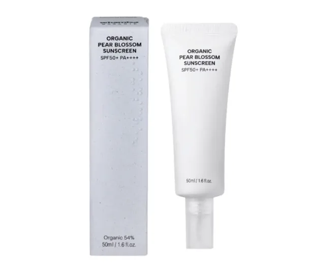 Whamisa Přírodní opalovací krém s hruškovým květem SPF 50+ 50 ml