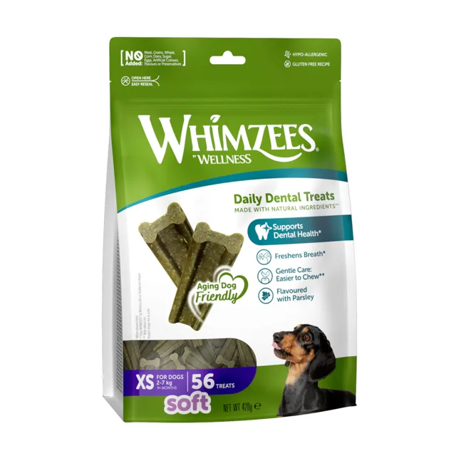 Whimzees by Wellness Soft Snacks - výhodné balení: 2 x velikost XS