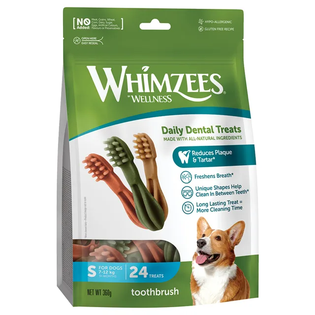 Whimzees by Wellness zubní kartáček - velikost XS: pro velmi malé psy (2–7kg, 48kusů)