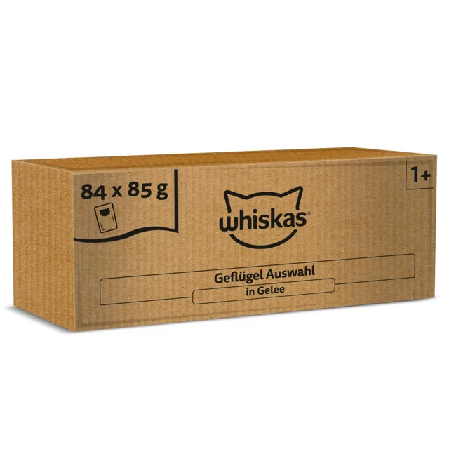 Whiskas 1+ Adult kapsička 84 x 85 g - country kolekce v omáčce