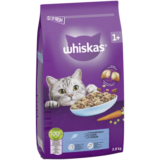 Whiskas 1+ s tuňákem - 14 kg