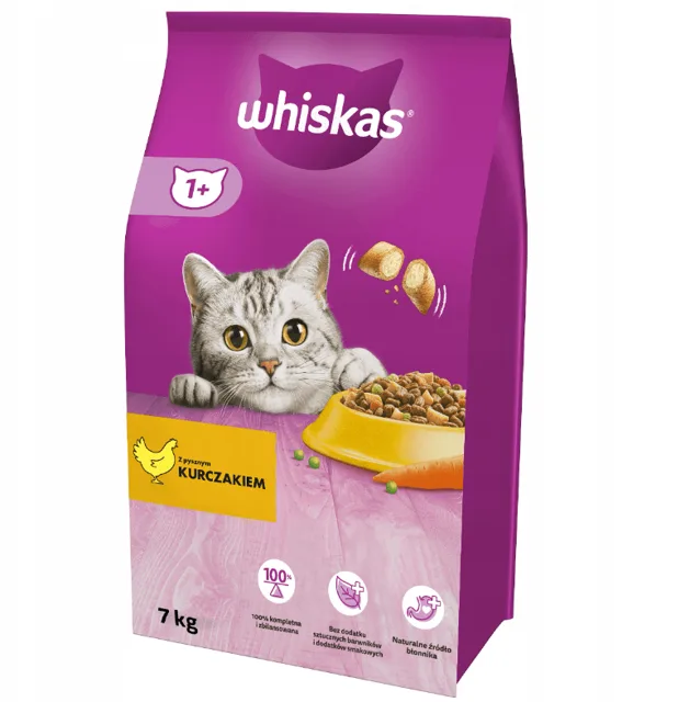 WHISKAS Adult kuřecí 7 kg
