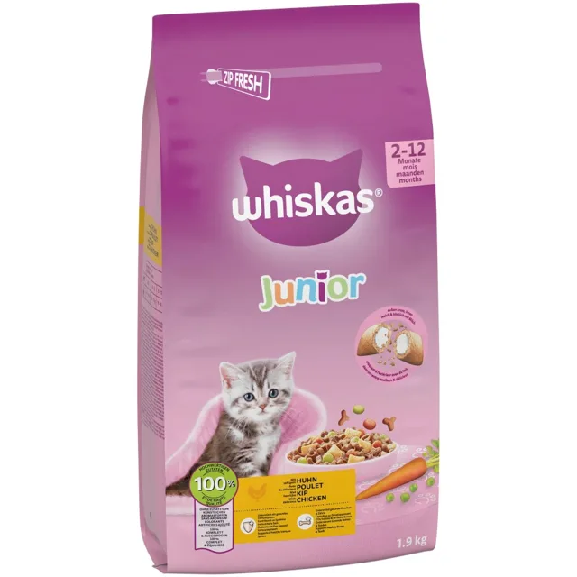 Whiskas Junior kuřecí - 1.9 kg
