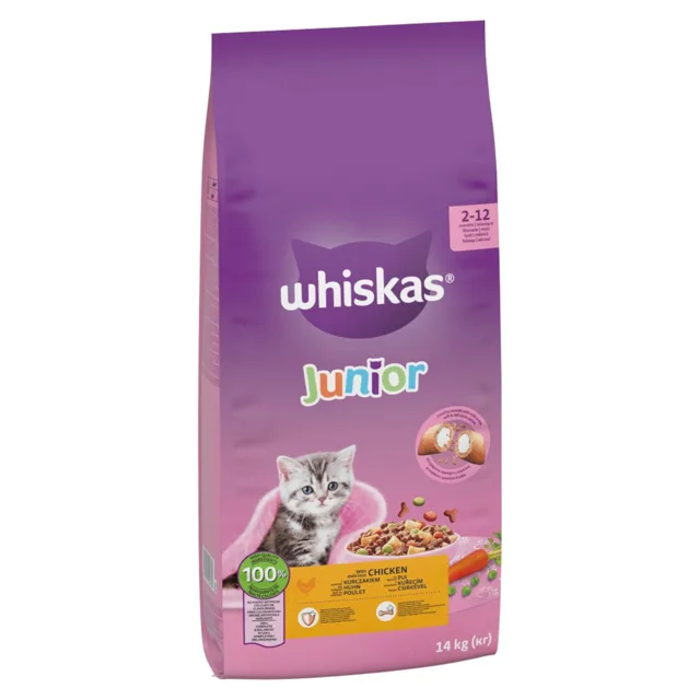 Whiskas Junior kuřecí - 14 kg