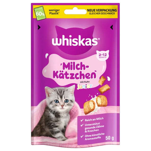 Whiskas Mléčná svačinka pro koťata  - 50 g