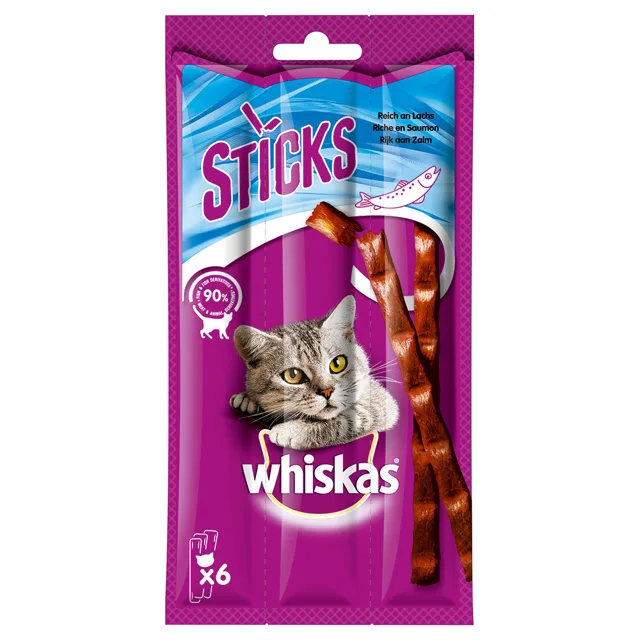 Whiskas Sticks 14 x 36 g - bohaté na kuřecí