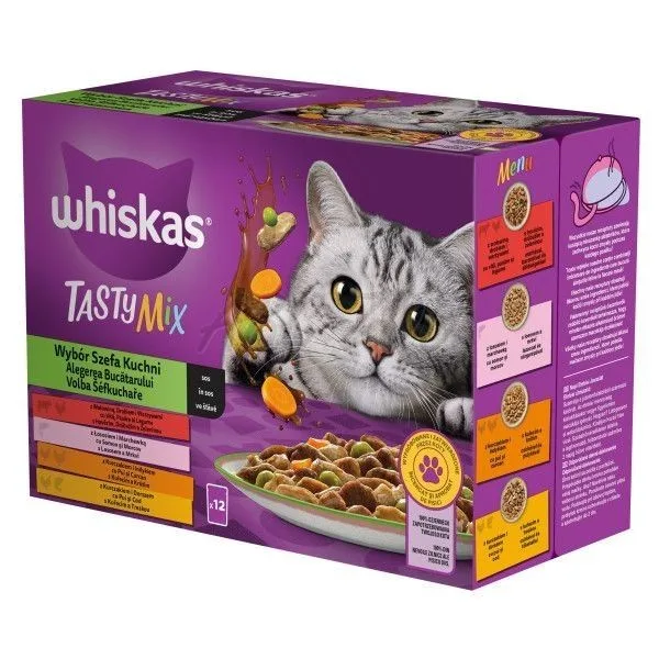 Whiskas Tasty Mix Volba Šéfkuchaře Ve Šťávě  - 12x85g