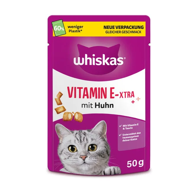 Whiskas Vitamin E-Xtra - výhodné balení: 6 x 50 g