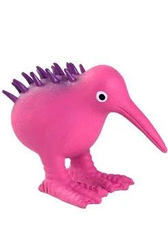 Whistle hračka pes latex pískací růžová 8,5cm Kiwi