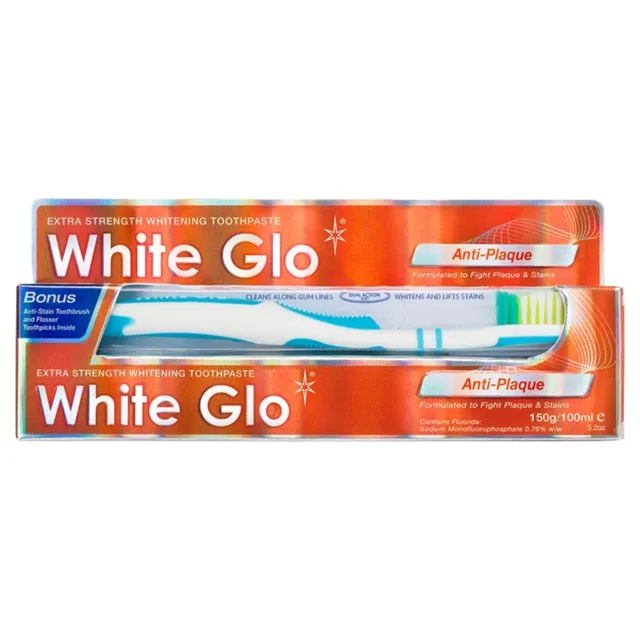 White Glo Zubní pasta Antiplak Toothpaste 150 g