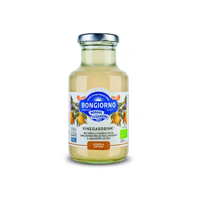 White s.r.o. Bongiorno Vinegardrink Citrón a zázvor, 250ml