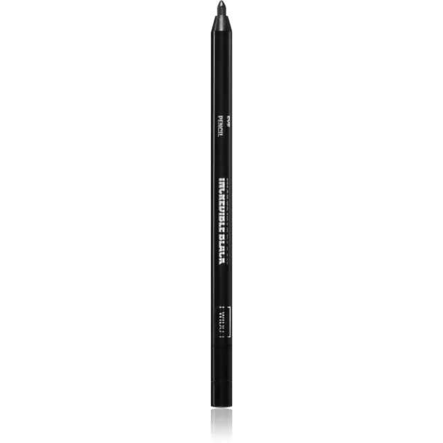 Wibo Incredible Black tužka na oči s ořezávátkem 1,2 g