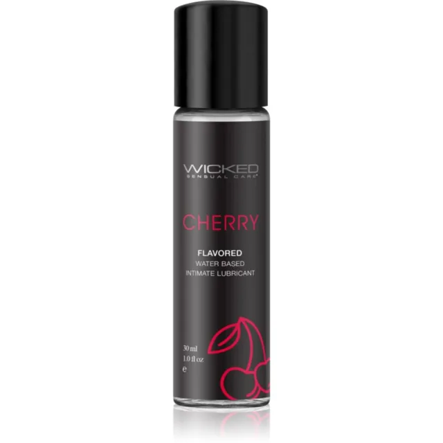 Wicked Aqua Flavored lubrikační gel s příchutí Cherry 30 ml