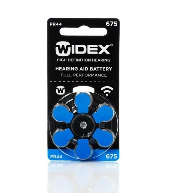 Widex 675 baterie do naslouchadel 6 ks