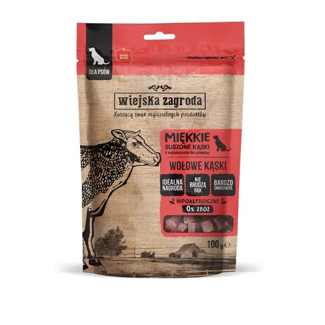 WIEJSKA ZAGRODA Hověží kousky 100 g