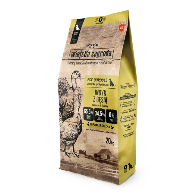 WIEJSKA ZAGRODA Krůta s husou M 20 kg